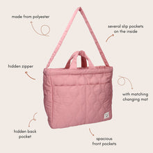 Load image into Gallery viewer, Nursery Bag Care Loveable Pink