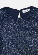 Load image into Gallery viewer, Dress Sequins Navy