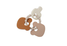 Load image into Gallery viewer, Teether Ring KeychainTeddy Bear