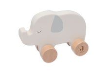 Load image into Gallery viewer, Wooden Elephant on Wheels