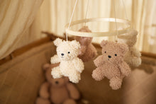 Load image into Gallery viewer, Mobile Teddy Bear Natural / Wild Rose