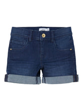 Load image into Gallery viewer, Jeans Short Gold Detail