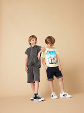 Load image into Gallery viewer, Short Jogging Denim Medium Grey