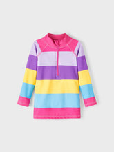Load image into Gallery viewer, Swimtop UPF 50+ Color Block