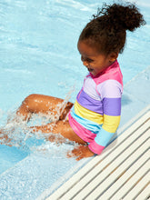 Load image into Gallery viewer, Swimtop UPF 50+ Color Block