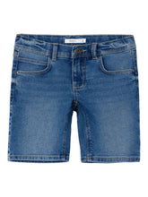 Load image into Gallery viewer, Jeans Short Dark Blue Denim