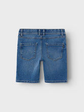 Load image into Gallery viewer, Jeans Short Dark Blue Denim