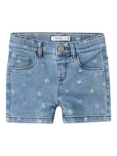 Load image into Gallery viewer, Jeans Short Hearts