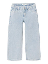 Load image into Gallery viewer, Jeans Wide Light Blue Denim