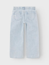 Load image into Gallery viewer, Jeans Wide Light Blue Denim