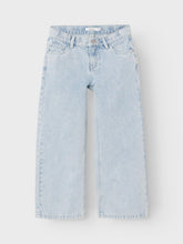 Load image into Gallery viewer, Jeans Wide Light Blue Denim