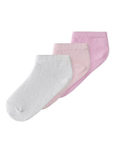 Load image into Gallery viewer, Sock Footie 3 pc Pink