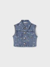 Load image into Gallery viewer, Jeans Waistcoat Hearts
