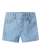 Load image into Gallery viewer, Jeans Short Colored Stripes
