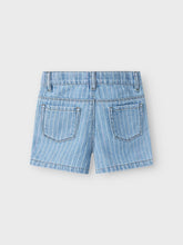 Load image into Gallery viewer, Jeans Short Colored Stripes