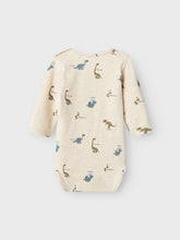 Load image into Gallery viewer, Romper Longsleeve Baby Dino