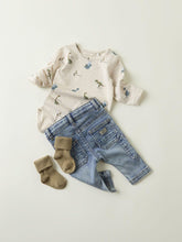 Load image into Gallery viewer, Romper Longsleeve Baby Dino