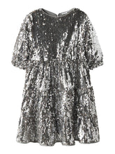 Load image into Gallery viewer, Dress Sequins Silver