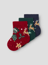 Load image into Gallery viewer, Sock Christmas, 3 pcs