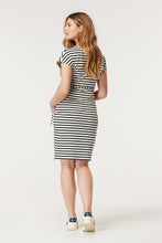 Load image into Gallery viewer, Maternity Dress Nursing Stripes