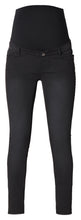 Load image into Gallery viewer, Maternity Jeans Skinny Over the Belly Black Denim