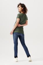 Load image into Gallery viewer, Maternity Jeans Skinny Over the Belly Blue Denim