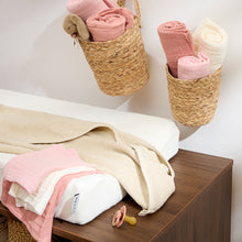 Load image into Gallery viewer, Hydrophilic Mouth Cloths Hydrophilic Pre-Washed Uni Rose / Natural (3 pcs)