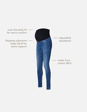 Load image into Gallery viewer, Maternity Jeans Jegging Authentic Blue