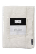 Load image into Gallery viewer, Blanket 75*100 Knots Offwhite