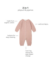 Load image into Gallery viewer, Suit Knit Rose Smoke