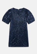 Load image into Gallery viewer, Dress Sequins Navy