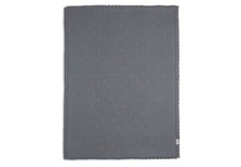 Load image into Gallery viewer, Blanket 75*100 Pointelle Storm Grey