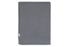 Load image into Gallery viewer, Blanket 75*100 Pointelle Storm Grey