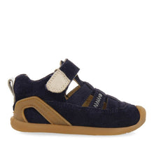 Load image into Gallery viewer, Sandal PODOLOGIC Leather Multi Strap Navy Blue