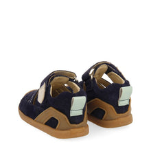 Load image into Gallery viewer, Sandal PODOLOGIC Leather Multi Strap Navy Blue