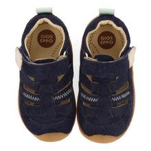Load image into Gallery viewer, Sandal PODOLOGIC Leather Multi Strap Navy Blue