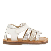 Load image into Gallery viewer, Sandals Leather Multi Strap White