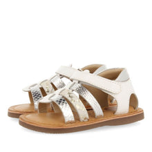 Load image into Gallery viewer, Sandals Leather Multi Strap White
