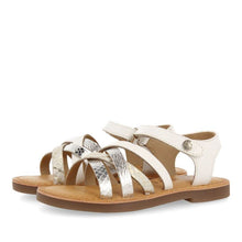 Load image into Gallery viewer, Sandal Leather Multi Strap White
