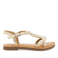 Load image into Gallery viewer, Sandals Beads & Rhinestones White