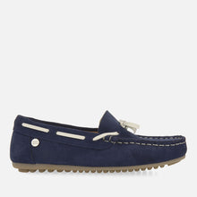 Load image into Gallery viewer, Moccasin Suede Navy