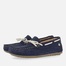 Load image into Gallery viewer, Moccasin Suede Navy