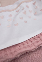 Load image into Gallery viewer, Sheet 100*150 Hearts Soft Pink
