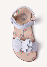Load image into Gallery viewer, Barefoot Sandal Butterfly Gold and White