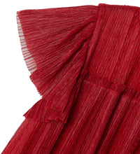 Load image into Gallery viewer, Dress Capsleeve Jester Red