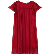 Load image into Gallery viewer, Dress Capsleeve Jestser Red