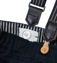 Load image into Gallery viewer, Pants Chino with Braces Dark Sapphire