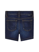 Load image into Gallery viewer, Jeans Short Stretch Denim Dark Blue