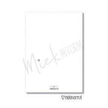 Load image into Gallery viewer, Ansichtkaart met Zakje Confetti Heel veel Hartjes voor Mama