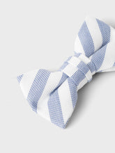 Load image into Gallery viewer, Bowtie Stripe Chambray Blue